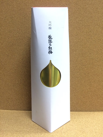 越路乃紅梅 金賞受賞大吟醸 720ml 2019年